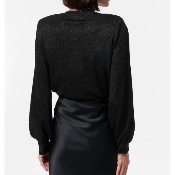 NEW CAMI NYC gama sweater in black metallic - Picture 2 of 4